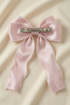 haarclip meisjes, strik haaraccessoire, feestelijke haarclip, communie haaraccessoire, bruiloft accessoires meisjes, organza haarclip, elegante haarspeld, meisjes haarversiering