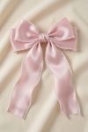 haarclip meisjes, strik haaraccessoire, feestelijke haarclip, communie haaraccessoire, bruiloft accessoires meisjes, organza haarclip, elegante haarspeld, meisjes haarversiering