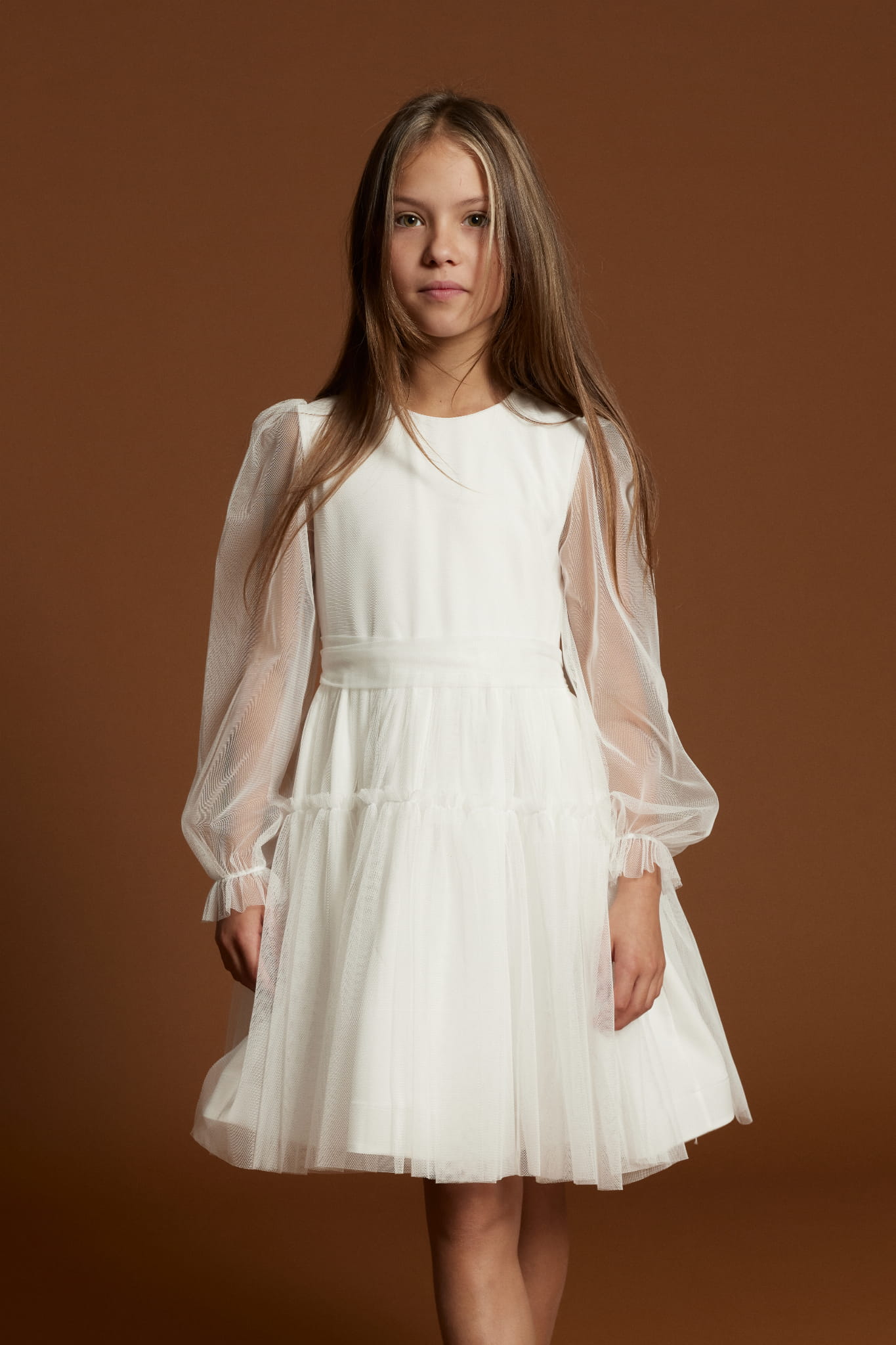 Eerste communie 2026 witte communiejurken meisjes elegante kindermode Nederland