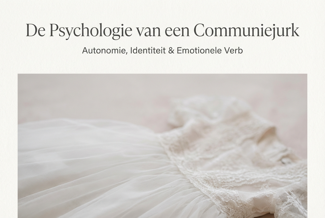 De psychologie achter de communiejurk: waarom die ene keuze zoveel betekent